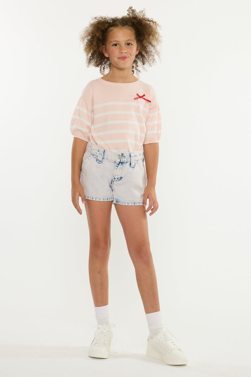 Scarlett Mid Rise Kids Short - Official Kancan USA