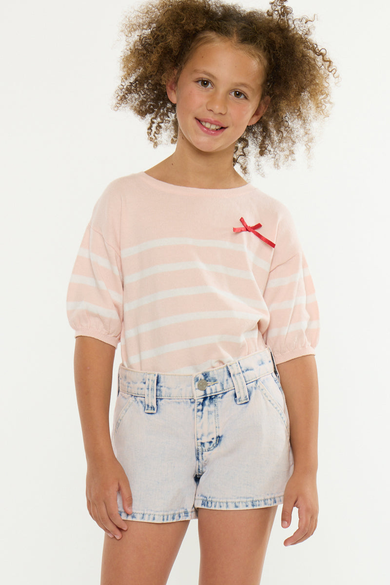 Scarlett Mid Rise Kids Short - Official Kancan USA