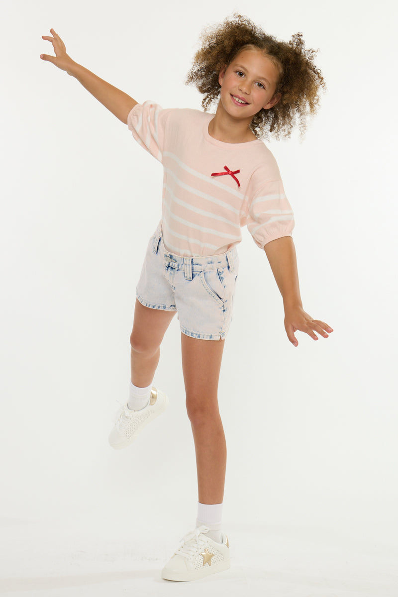 Scarlett Mid Rise Kids Short - Official Kancan USA