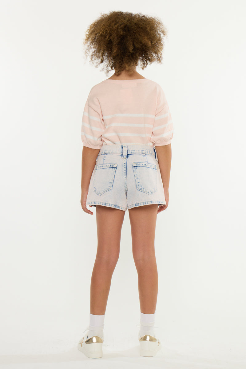 Scarlett Mid Rise Kids Short - Official Kancan USA