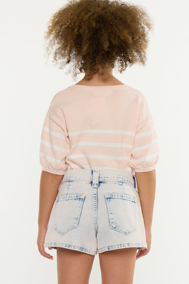 Scarlett Mid Rise Kids Short - Official Kancan USA