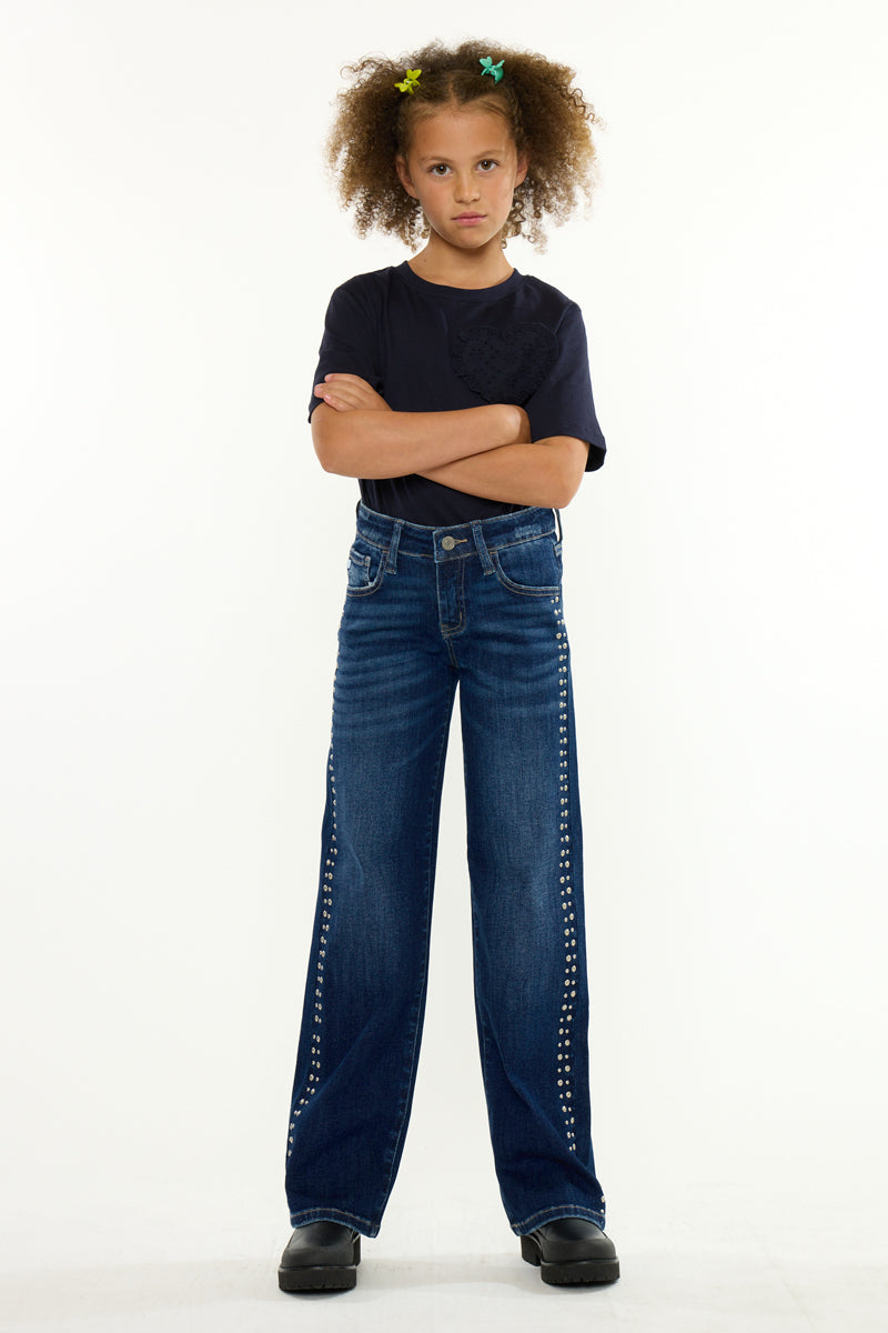 Jolie Mid Rise Kids Slim Wide