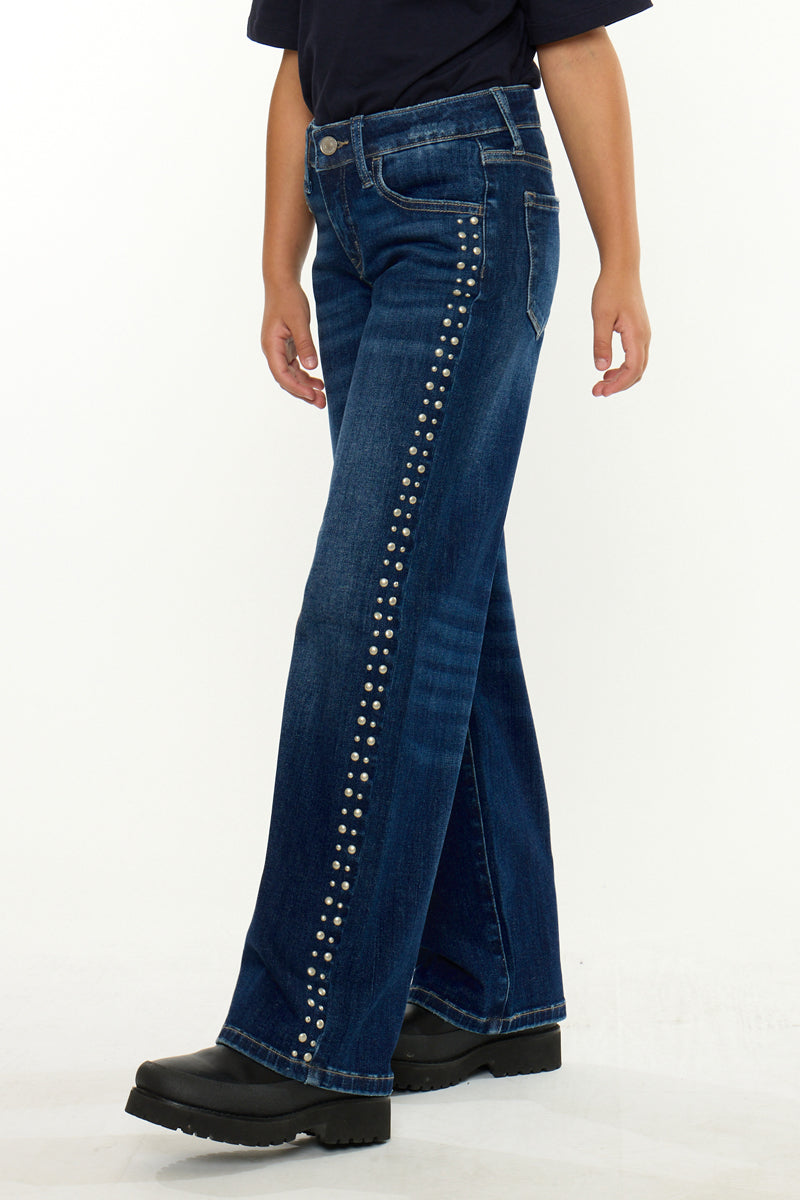 Jolie Mid Rise Kids Slim Wide