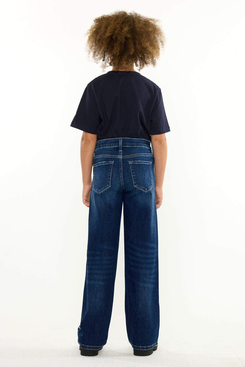 Jolie Mid Rise Kids Slim Wide