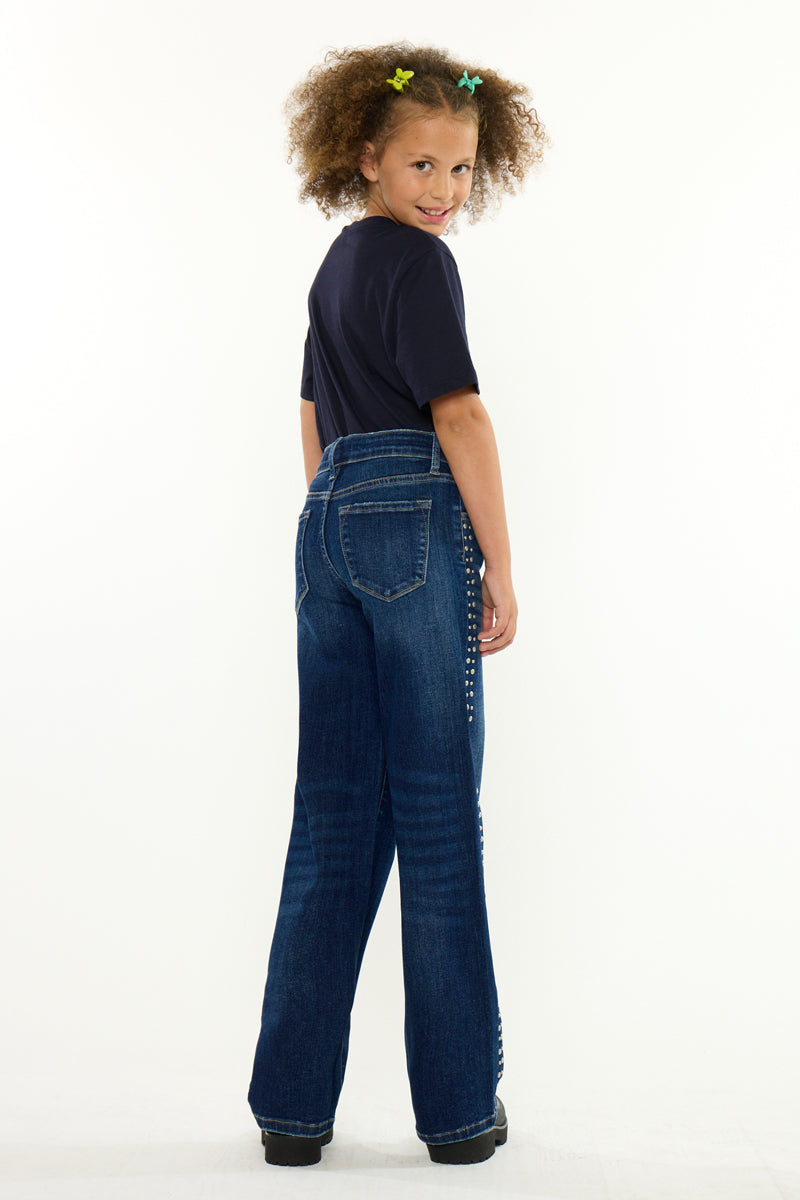 Jolie Mid Rise Kids Slim Wide