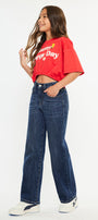 Andy High Rise Wide Leg Kids Jeans - Official Kancan USA