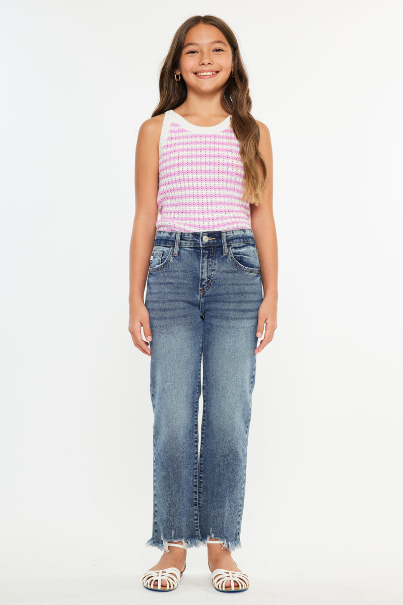 Bianca High Rise Slim Straight Kids - Official Kancan USA