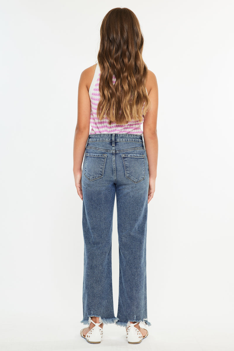 Bianca High Rise Slim Straight Kids - Official Kancan USA
