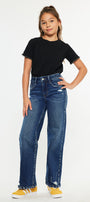 Dania High Rise Wide Leg Kids Jeans - Official Kancan USA