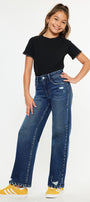 Dania High Rise Wide Leg Kids Jeans - Official Kancan USA