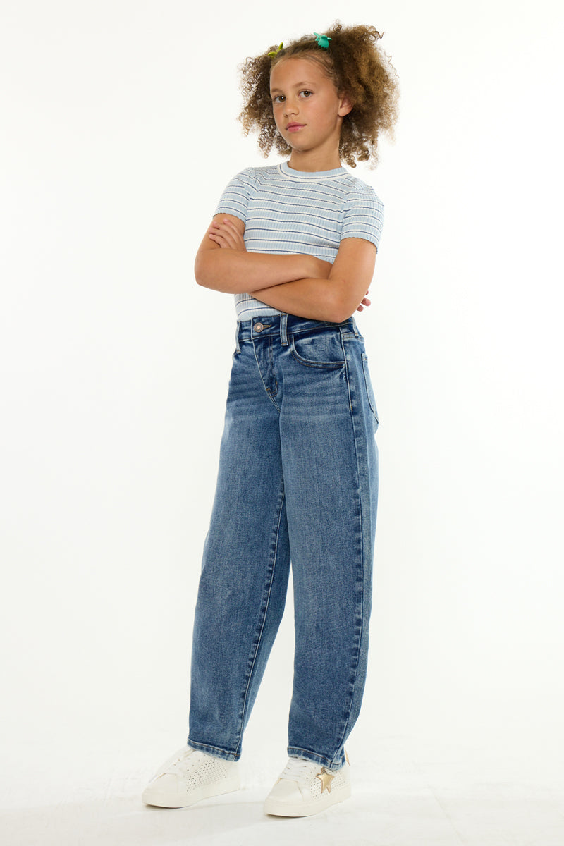Jill High Rise Kids Barrel