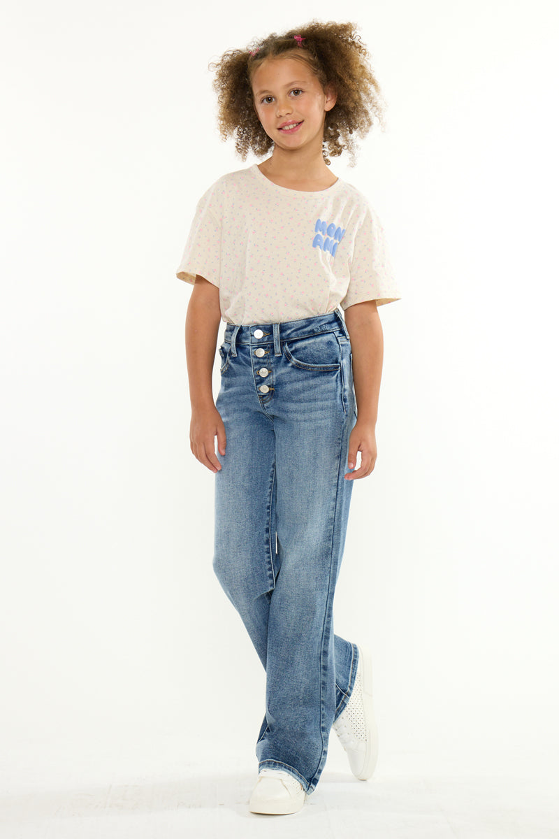 Iris High Rise Kids 90's Flare - Official Kancan USA