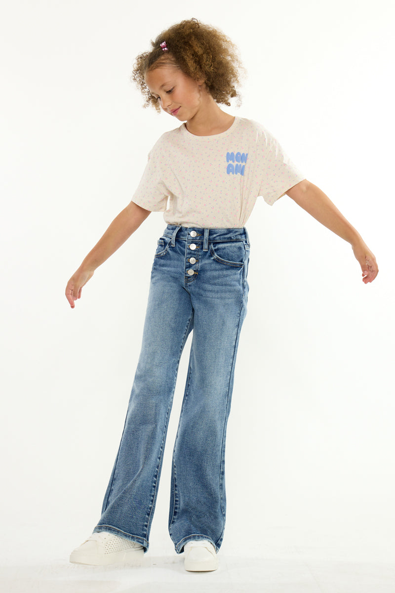 Iris High Rise Kids 90's Flare - Official Kancan USA