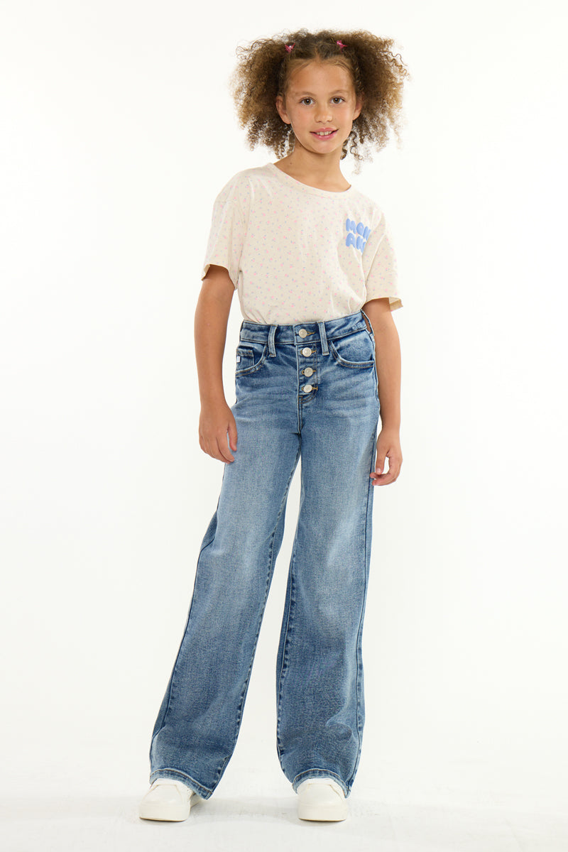 Iris High Rise Kids 90's Flare - Official Kancan USA