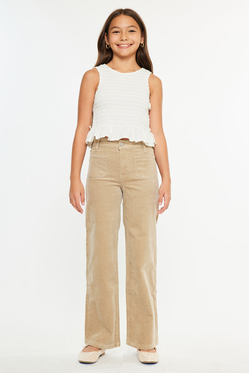 Sullie Ultra High Rise Wide Leg Kid Jeans - Official Kancan USA