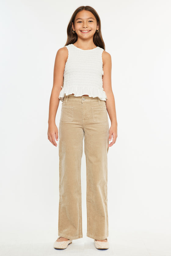 Sullie Ultra High Rise Wide Leg Kid Jeans - Official Kancan USA