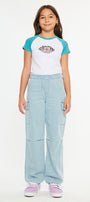 Inez High Rise Kids Relaxed Cargo Pants - Official Kancan USA