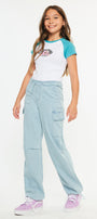 Inez High Rise Kids Relaxed Cargo Pants - Official Kancan USA