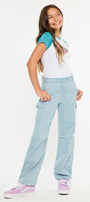 Inez High Rise Kids Relaxed Cargo Pants - Official Kancan USA