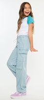 Inez High Rise Kids Relaxed Cargo Pants - Official Kancan USA