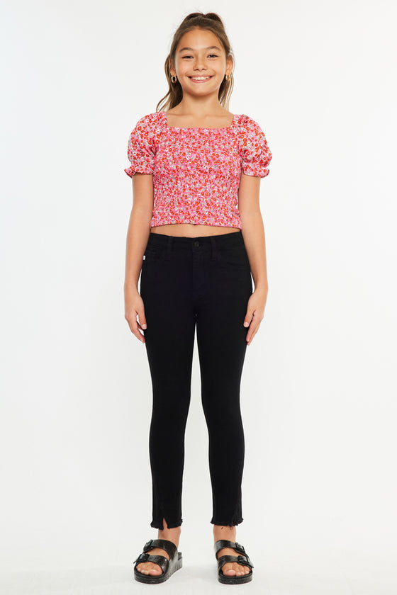 Rachell High Rise Ankle Skinny Kid Jeans - Official Kancan USA