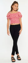 Rachell High Rise Ankle Skinny Kid Jeans - Official Kancan USA