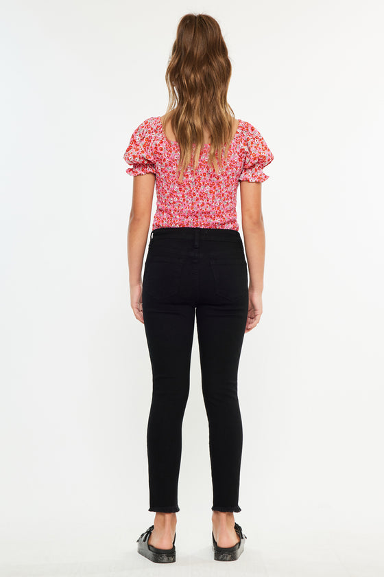 Rachell High Rise Ankle Skinny Kid Jeans - Official Kancan USA