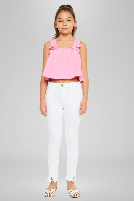 Rocket High Rise Ankle Skinny Kid Jeans - Official Kancan USA