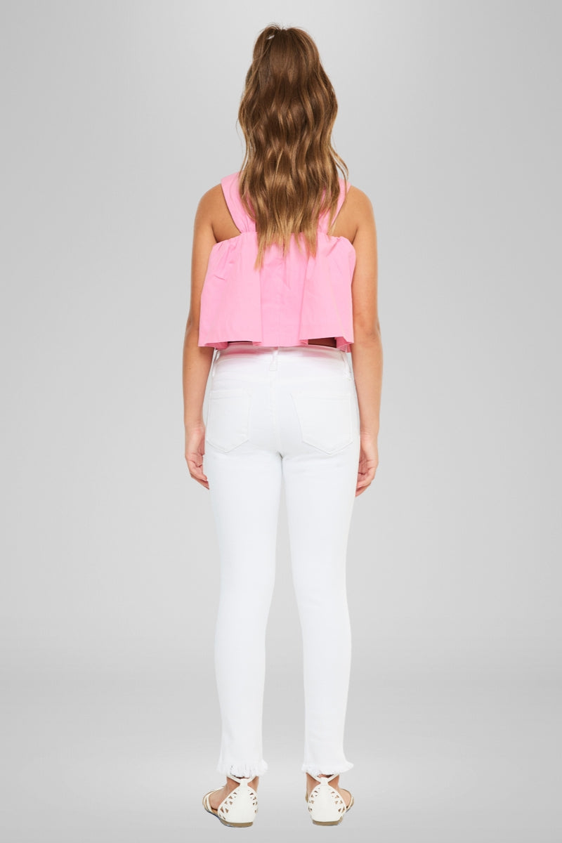 Rocket High Rise Ankle Skinny Kid Jeans - Official Kancan USA