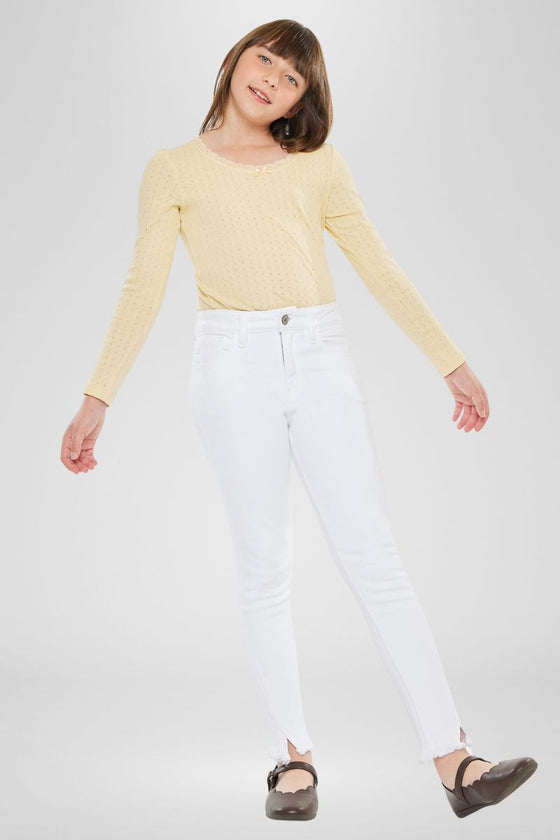 Rocket High Rise Ankle Skinny Kid Jeans