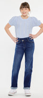 Milly Mid Rise Straight Kids Jeans - Official Kancan USA