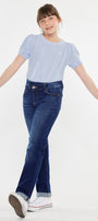 Milly Mid Rise Straight Kids Jeans - Official Kancan USA