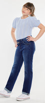 Milly Mid Rise Straight Kids Jeans - Official Kancan USA