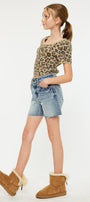 Junie High Rise Kids Shorts - Official Kancan USA