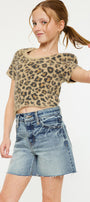 Junie High Rise Kids Shorts - Official Kancan USA