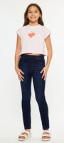Crystal High Rise Ankle Skinny Kid Jeans - Official Kancan USA