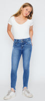 Bunnie High Rise Ankle Skinny Kid Jeans - Official Kancan USA