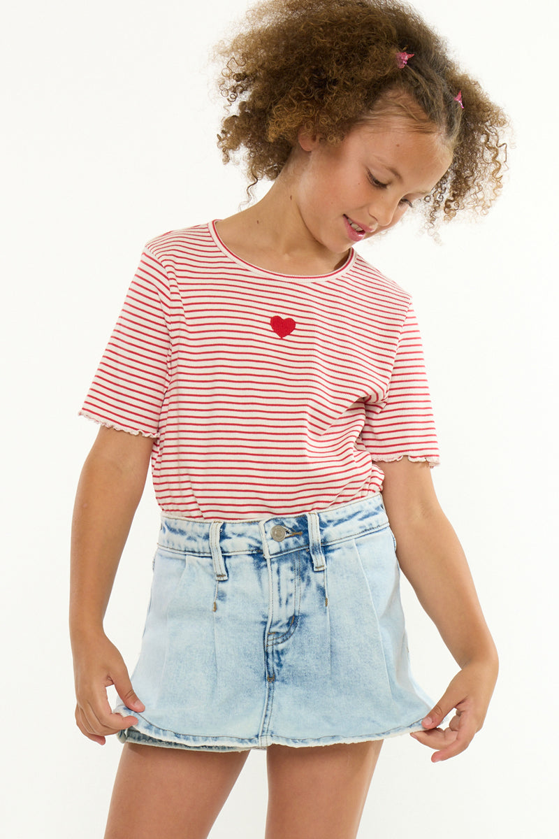 Marina Kids Denim Skort - Official Kancan USA