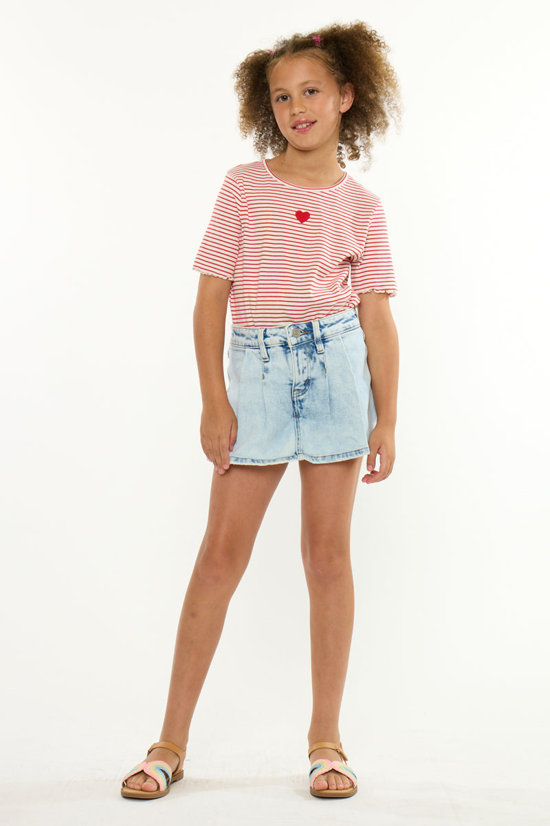 Marina Kids Denim Skort - Official Kancan USA