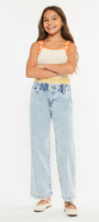 Rubi High Rise Wide Leg Kids Jeans - Official Kancan USA