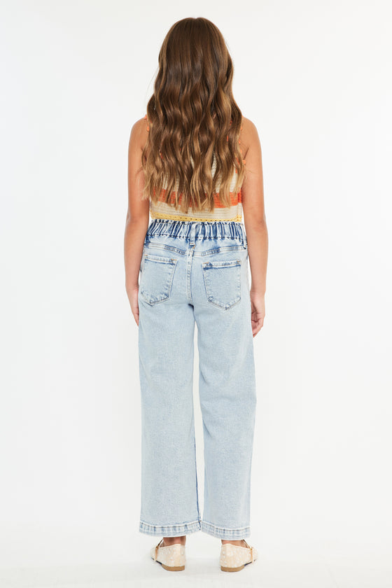 Rubi High Rise Wide Leg Kids Jeans - Official Kancan USA