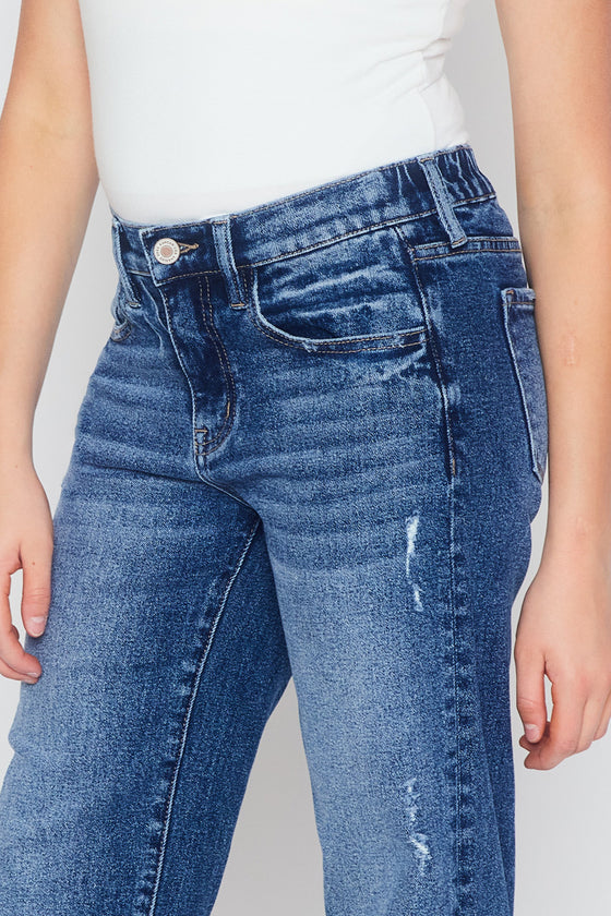 Randi High Rise Cropped Wide Leg - Official Kancan USA