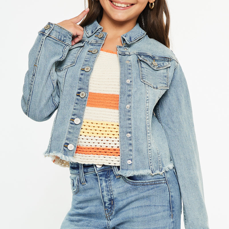 Abby Kids Denim Jacket - Official Kancan USA