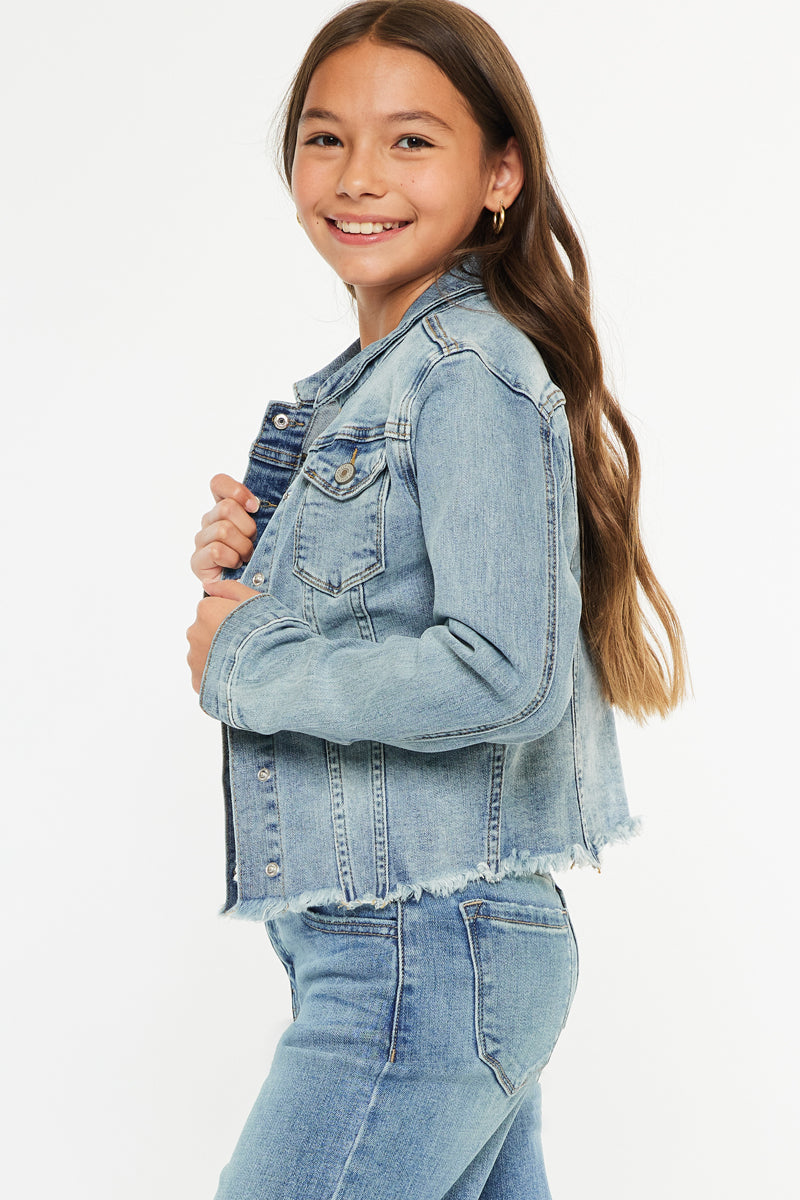 Abby Kids Denim Jacket - Official Kancan USA