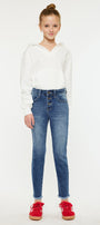 Marinette High Rise Ankle Skinny Kid Jeans - Official Kancan USA