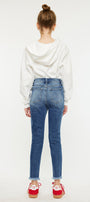 Marinette High Rise Ankle Skinny Kid Jeans - Official Kancan USA