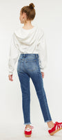 Marinette High Rise Ankle Skinny Kid Jeans - Official Kancan USA