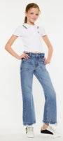 Sherri High Rise Wide Leg Flare Kid Jeans - Official Kancan USA