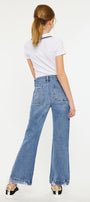 Sherri High Rise Wide Leg Flare Kid Jeans - Official Kancan USA
