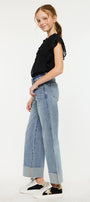 Danielle High Rise Kids Cropped Wide Leg - Official Kancan USA